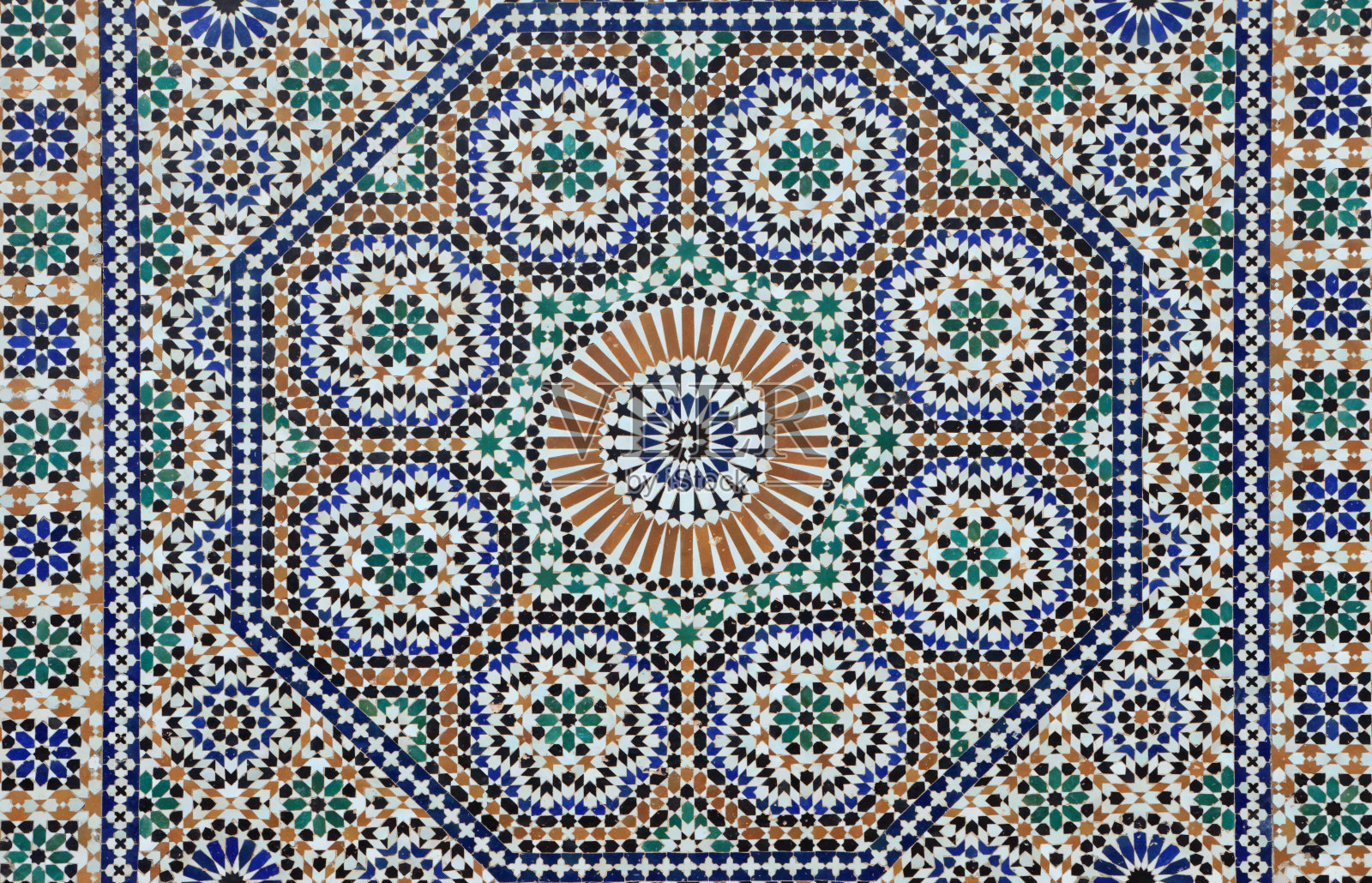 摩洛哥的瓷砖照片摄影图片