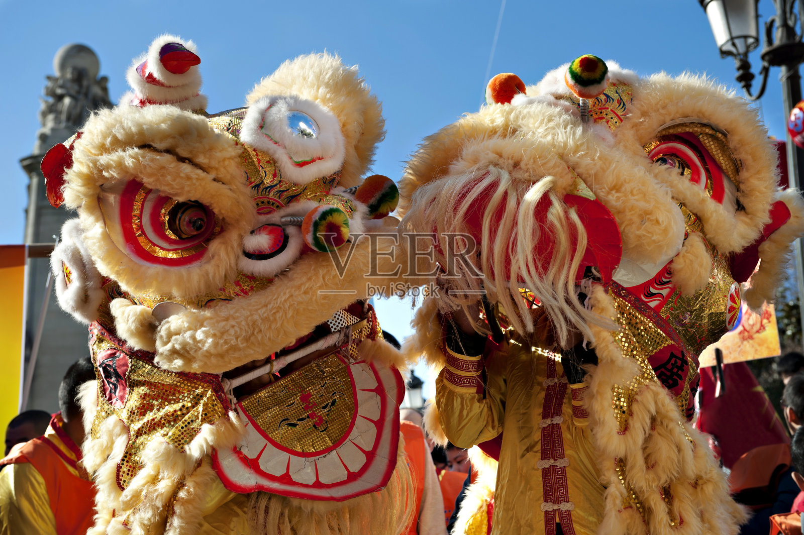 象征中国新年的龙照片摄影图片