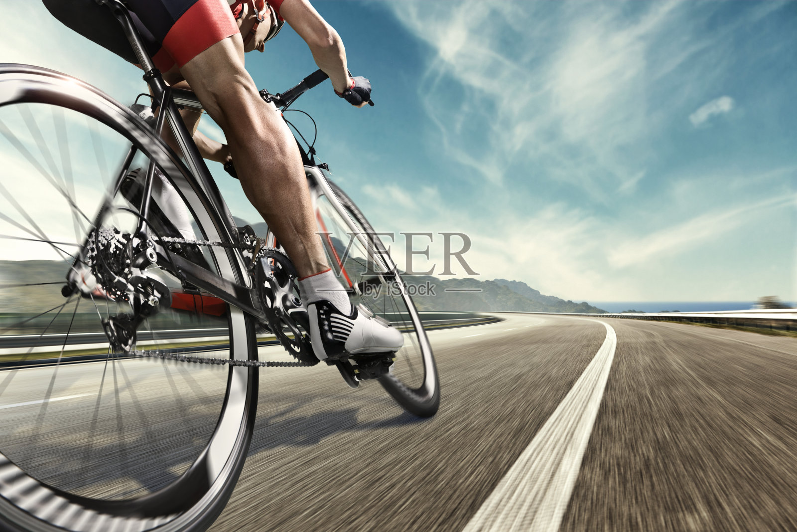 职业道路骑自行车照片摄影图片