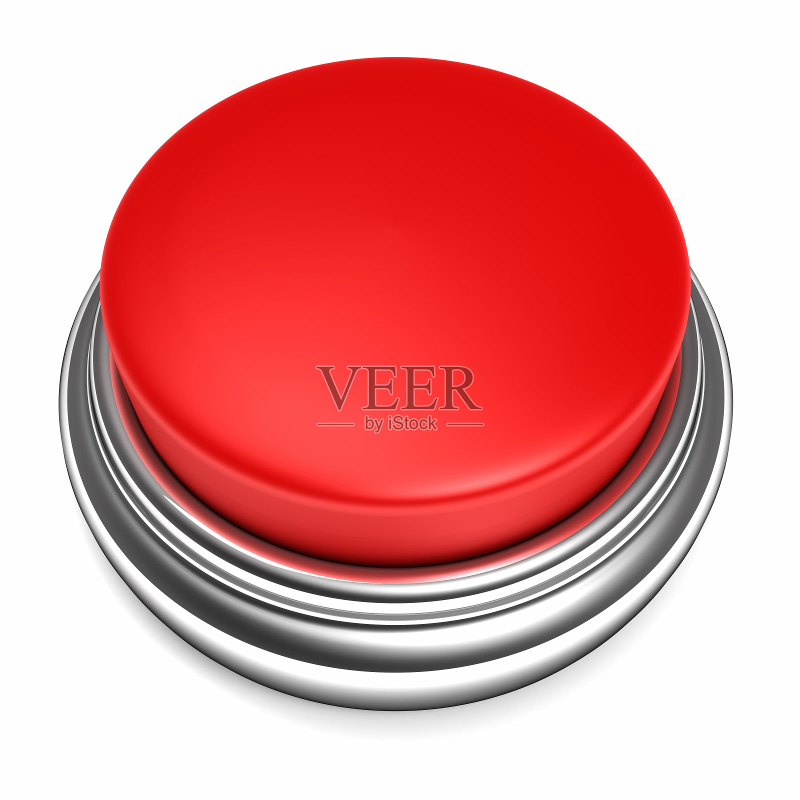 红色的按钮设计元素图片