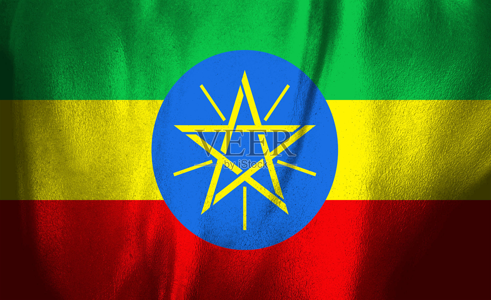 埃塞俄比亚国旗照片摄影图片