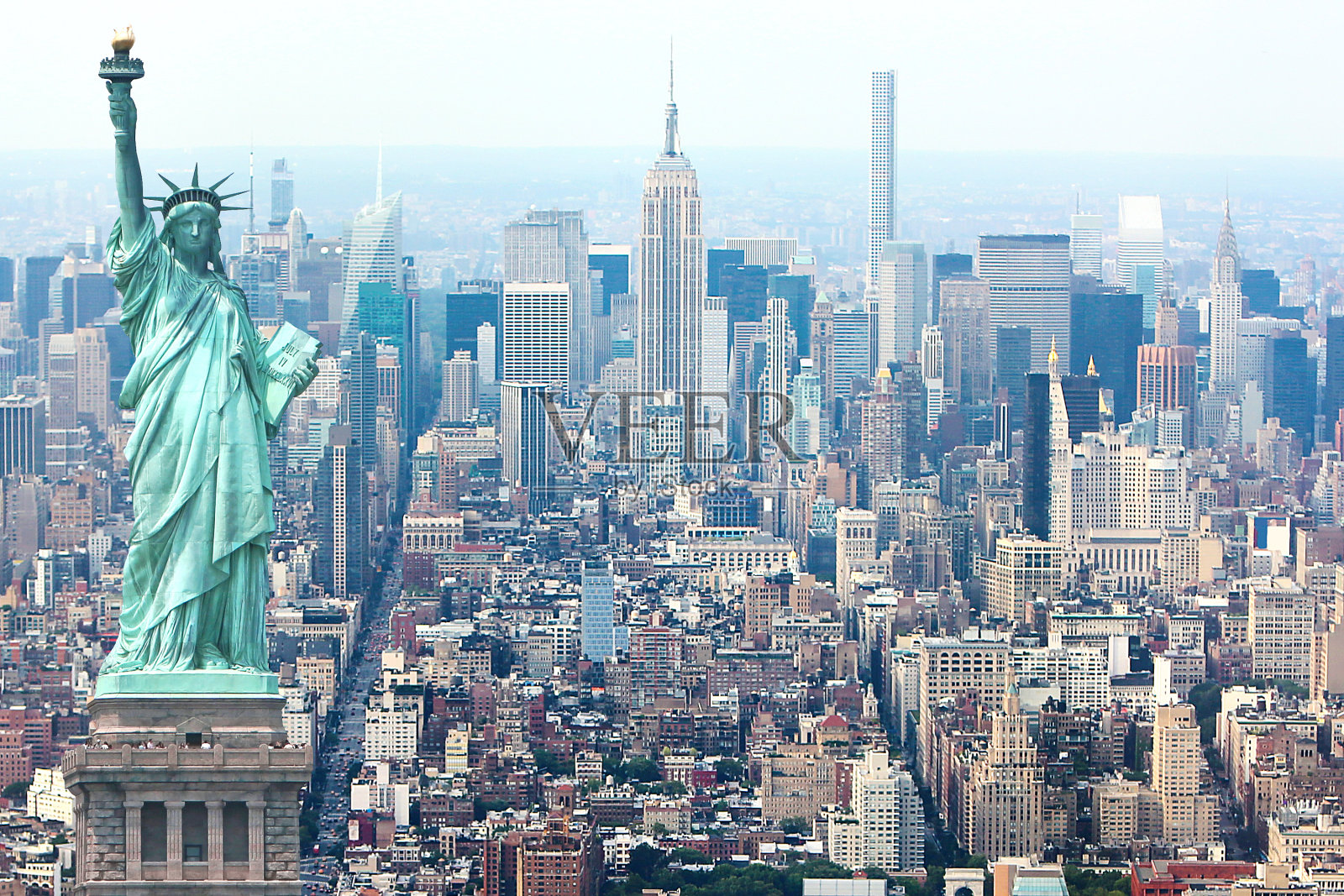 美丽的纽约城市天际线图像照片摄影图片