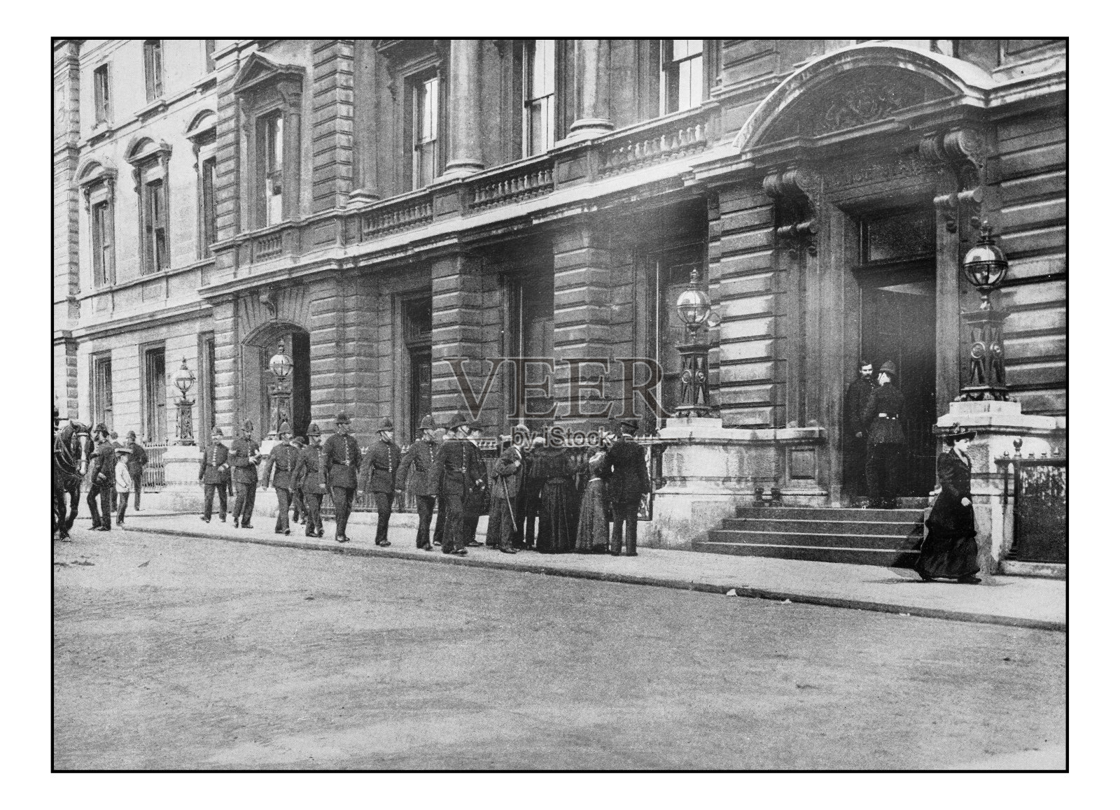 古董伦敦的照片:值勤的大都会警察照片摄影图片