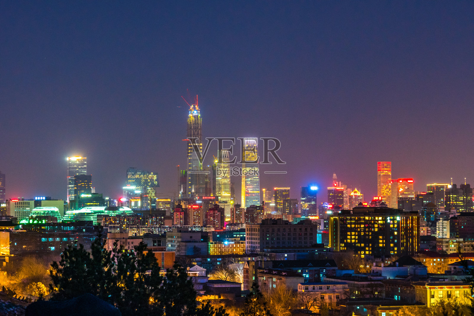 中国北京的摩天大楼照片摄影图片