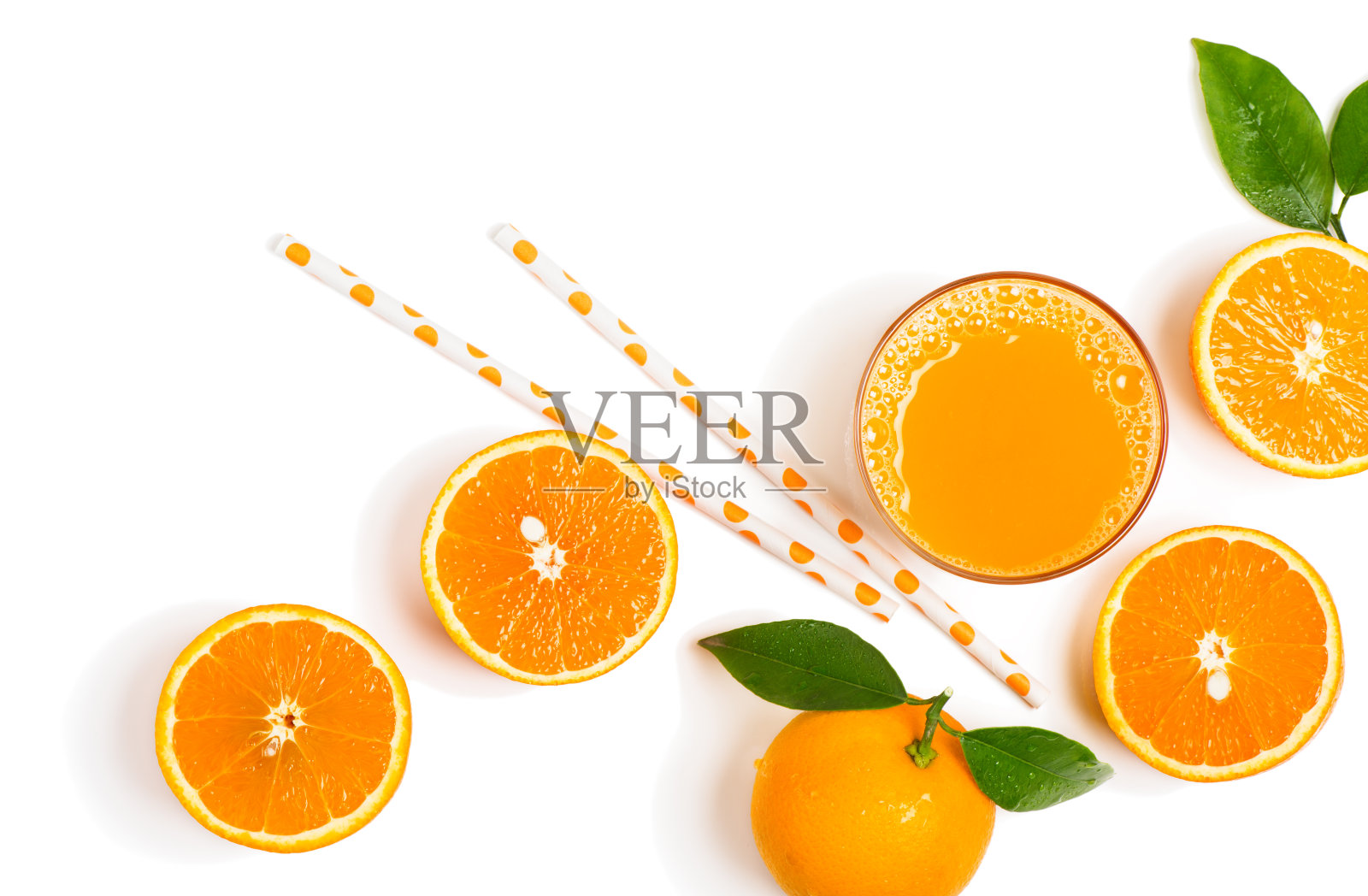 鲜榨橙汁。照片摄影图片