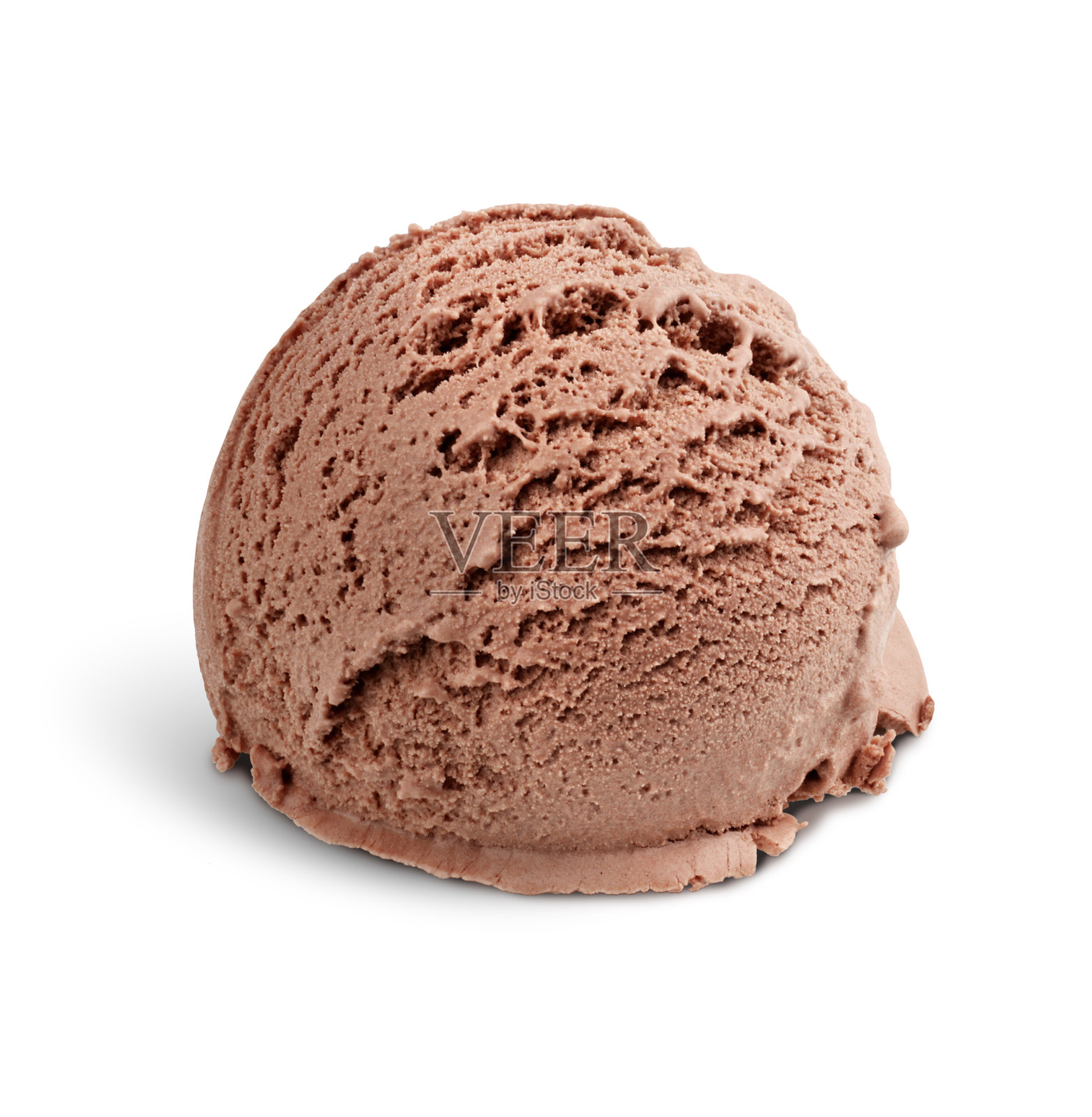 白色的巧克力冰淇淋勺，夹道而行照片摄影图片