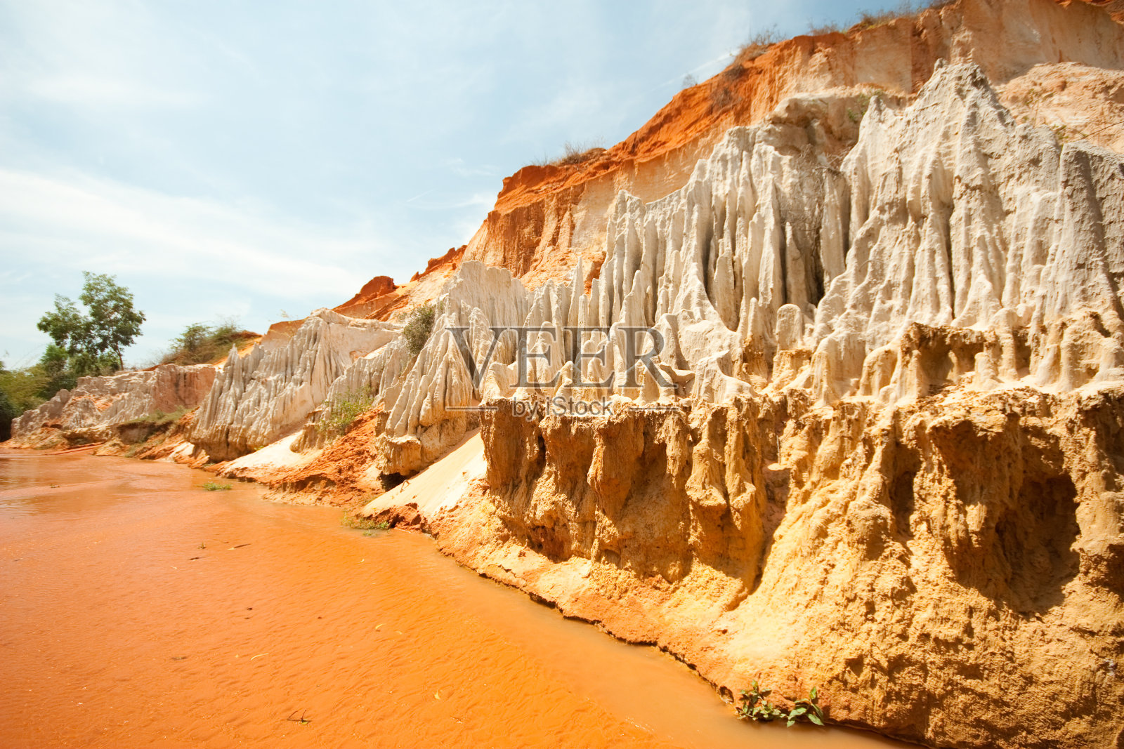红沙丘看起来像火星景观照片摄影图片