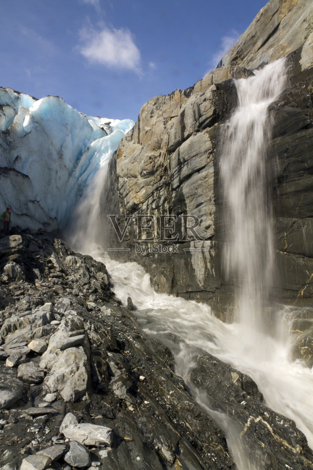 沃辛顿冰川照片摄影图片