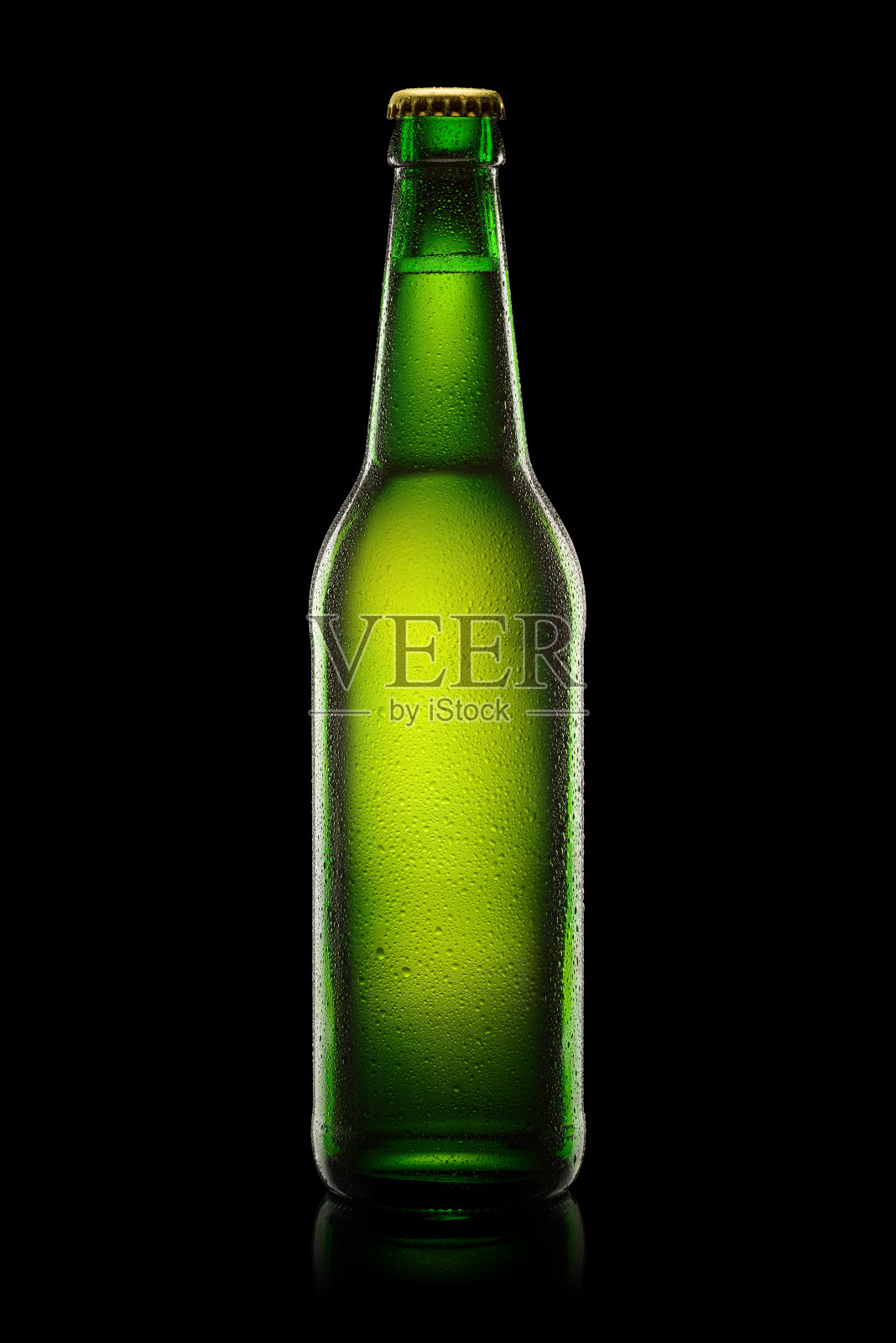 绿瓶啤酒照片摄影图片