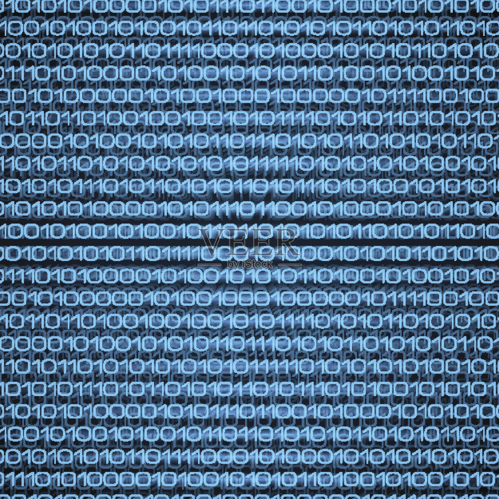 摘要蓝色二进制计算机代码技术的数据背景插画图片素材