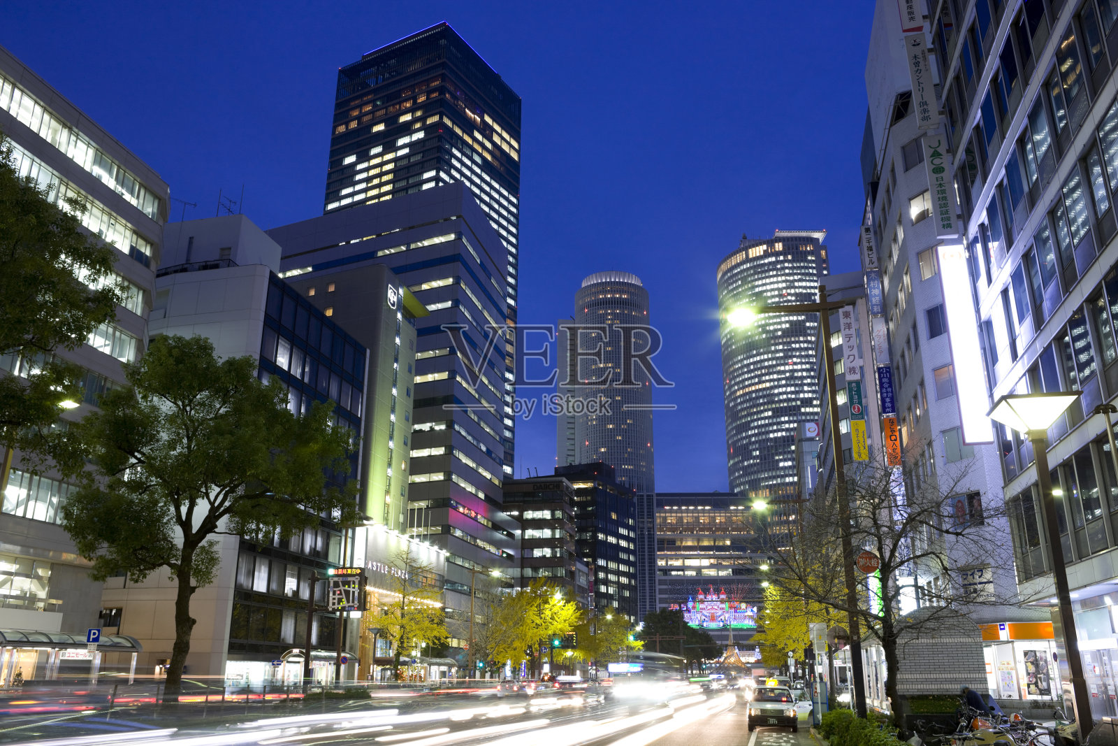 摩天大楼在名古屋照片摄影图片