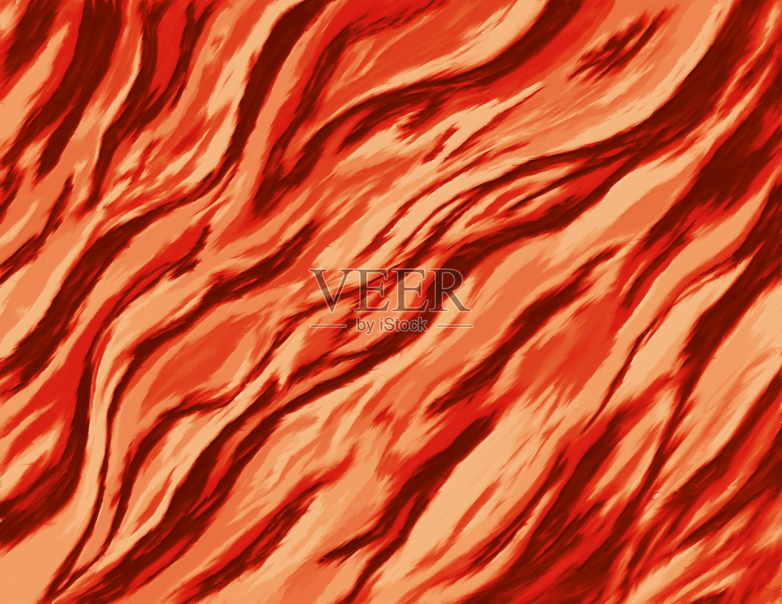 燃烧的火焰与野火的抽象插图插画图片素材