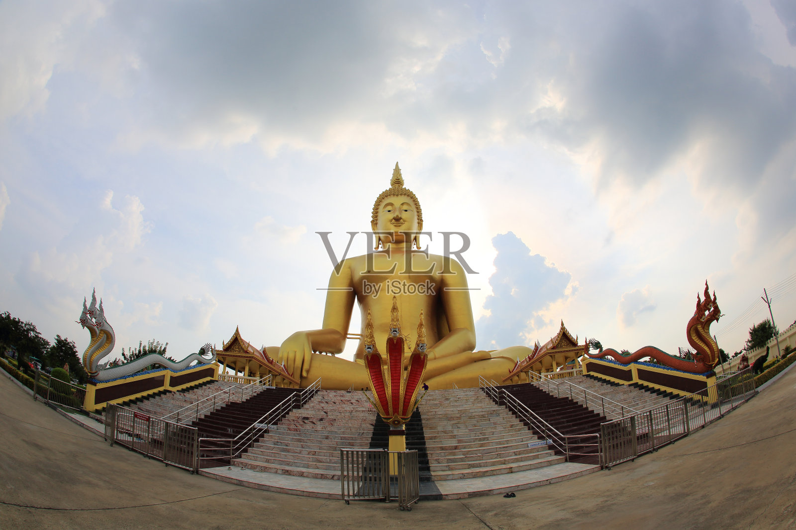 大的佛像,Angthong照片摄影图片