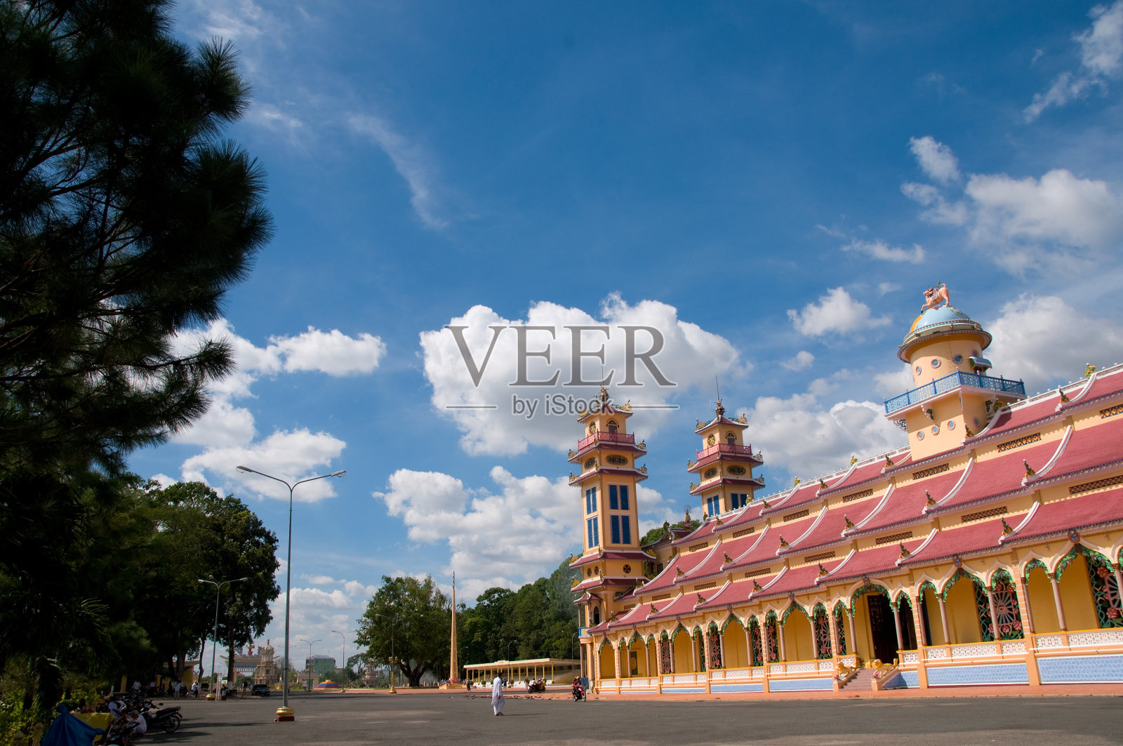 越南胡志明市附近的大宁寺高台寺照片摄影图片