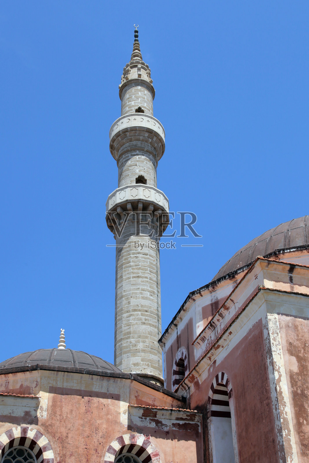 罗德老城的苏莱曼清真寺照片摄影图片