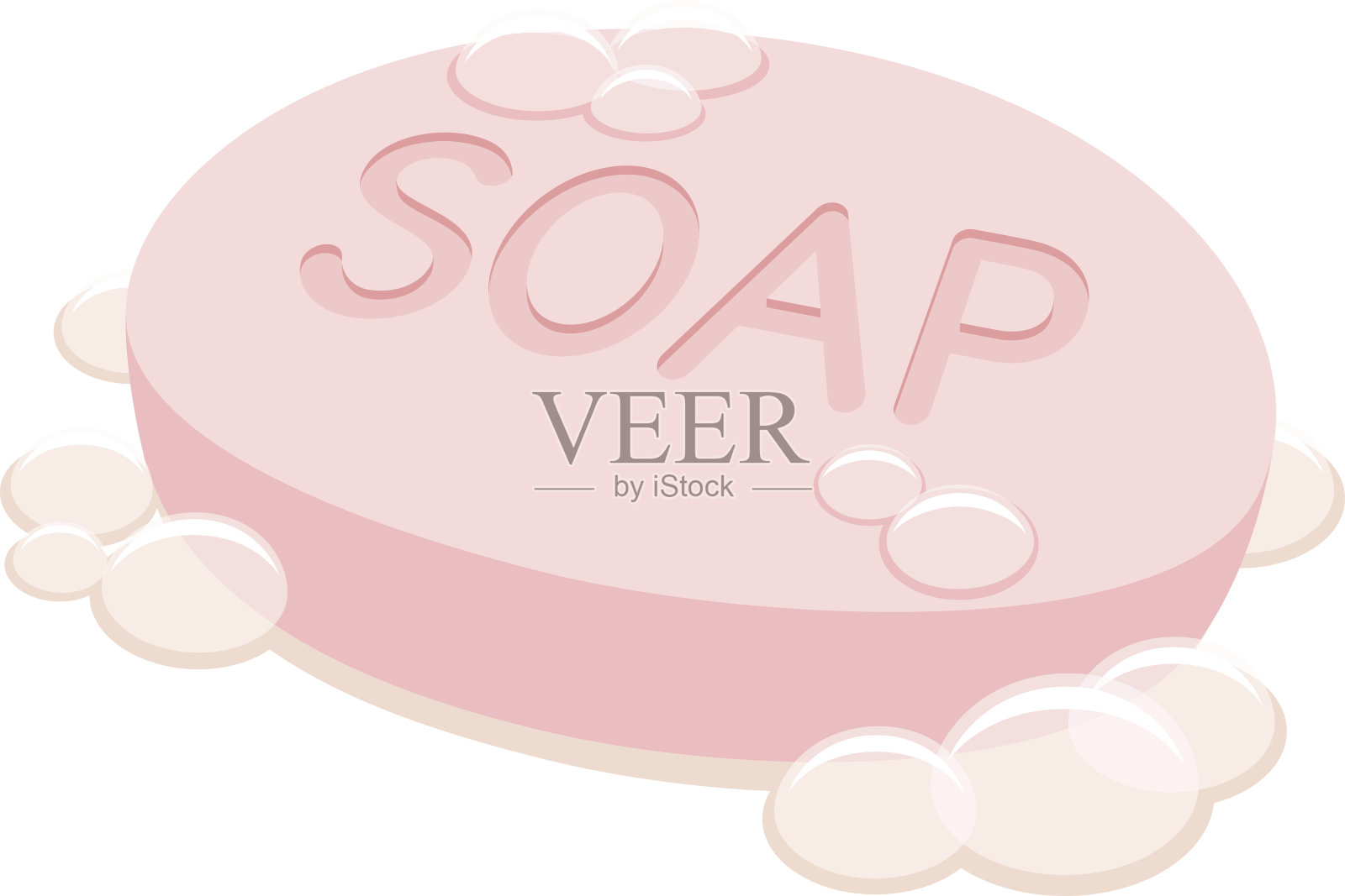 肥皂插画图片素材