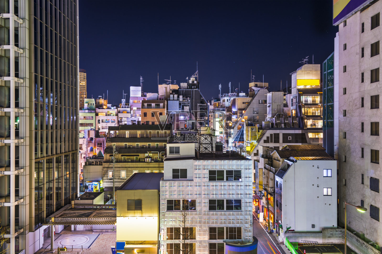 神户密集的建筑照片摄影图片