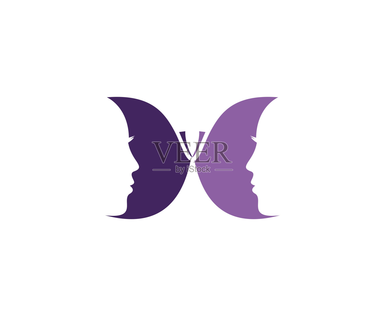 蝴蝶图标设计元素图片