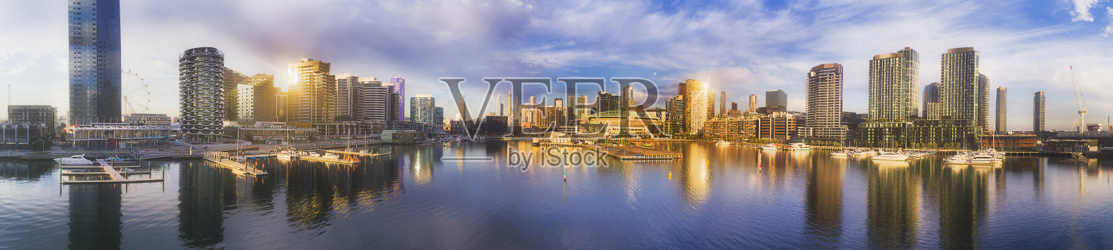 D Me Docklands低全景照片摄影图片