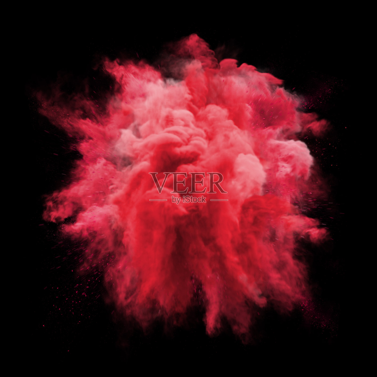 漆粉红色爆炸粒子尘埃云雾飞溅抽象纹理背景插画图片素材