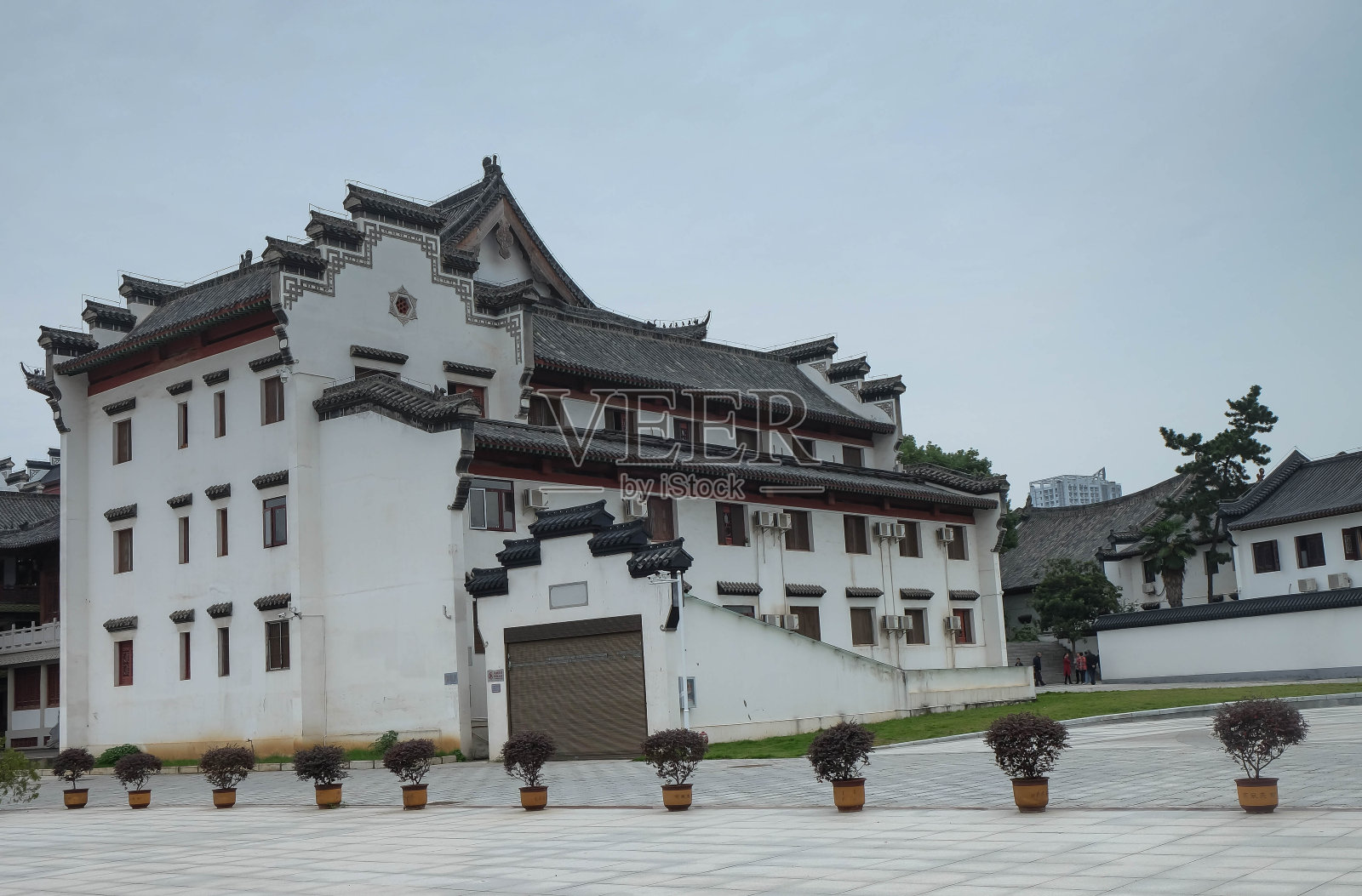 归元寺是位于武汉市的一座佛教寺院，照片摄影图片