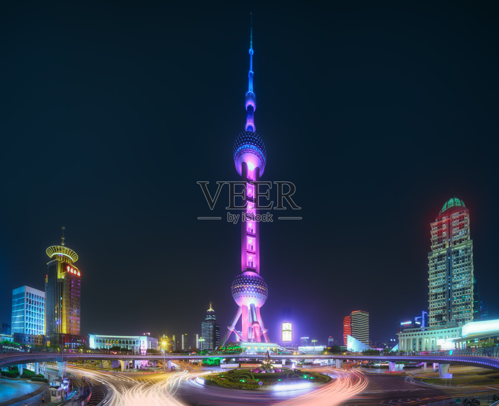 上海天际线的城市照片摄影图片