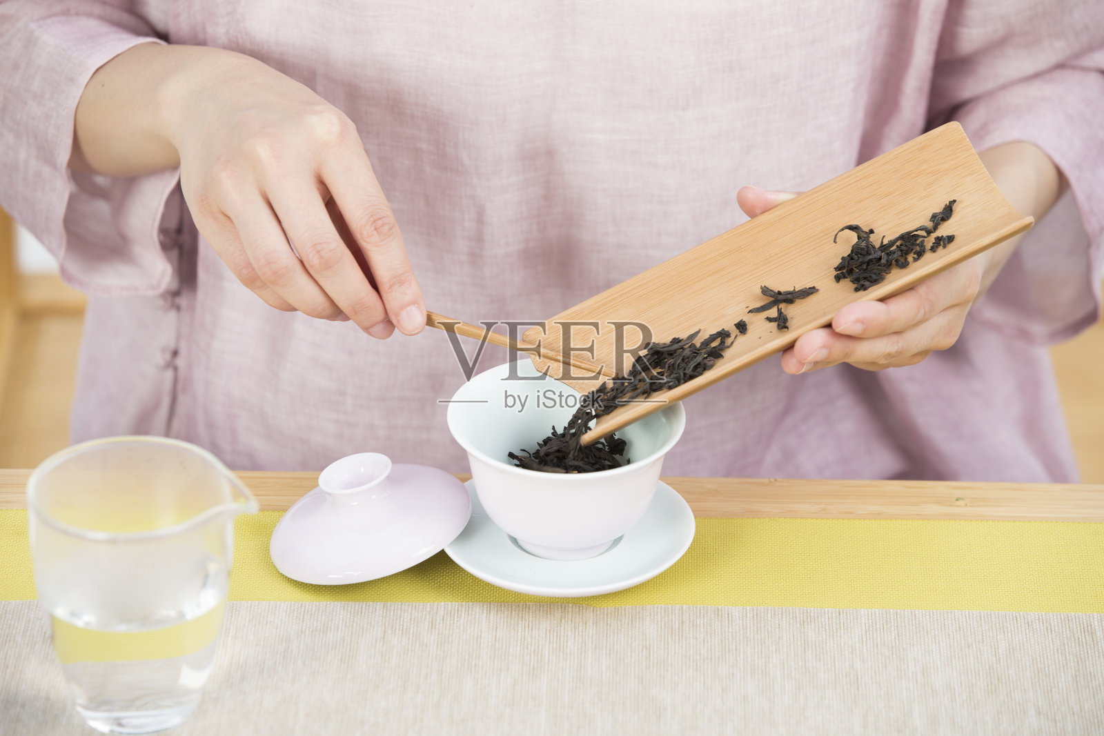 中国茶道设置照片摄影图片