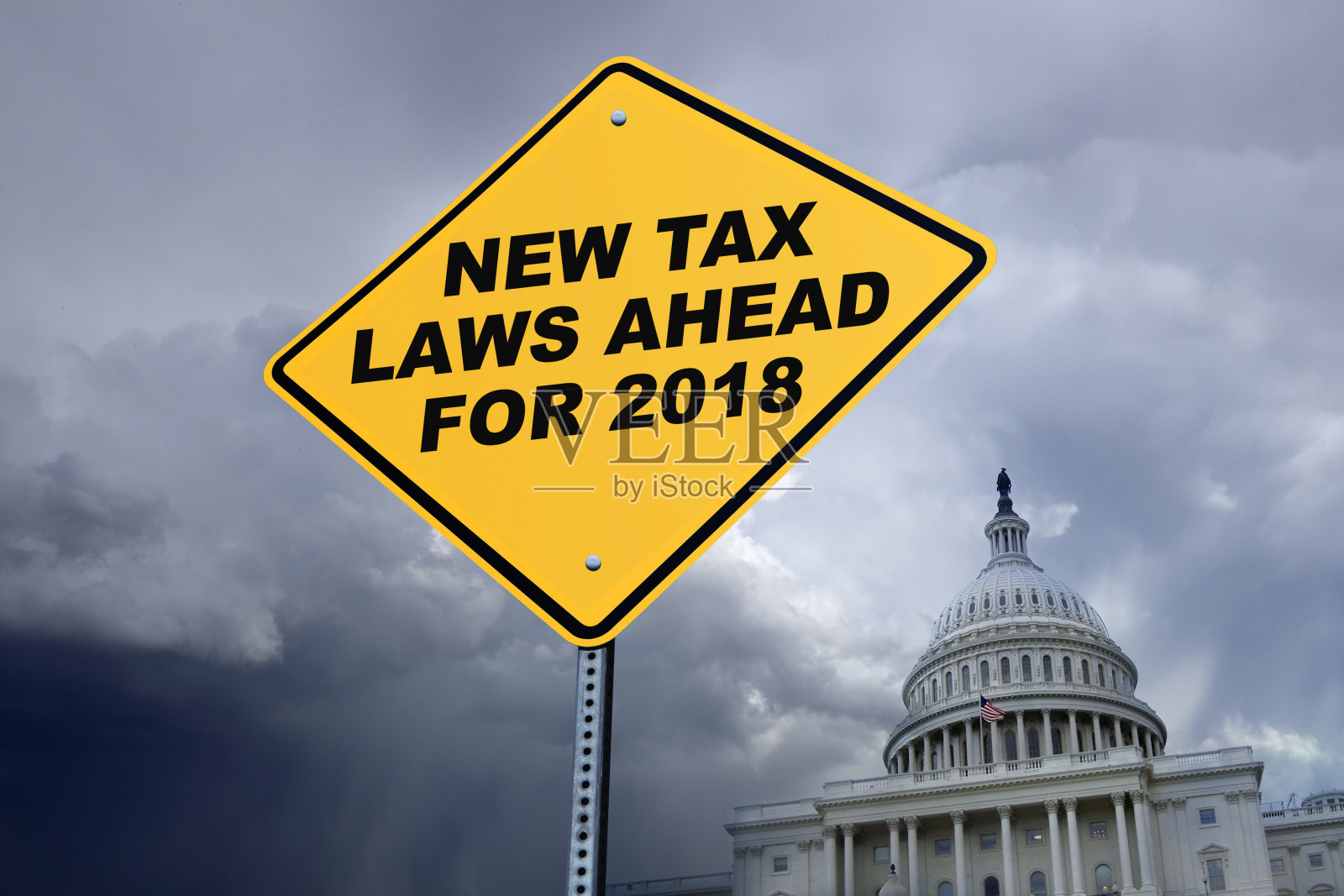 2018年的新税法照片摄影图片