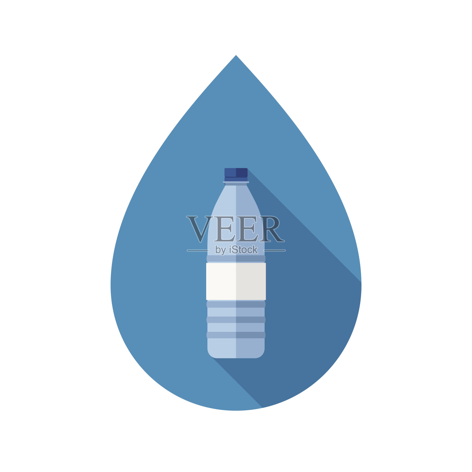 瓶子里的水插画图片素材_ID:120132562-Veer图库