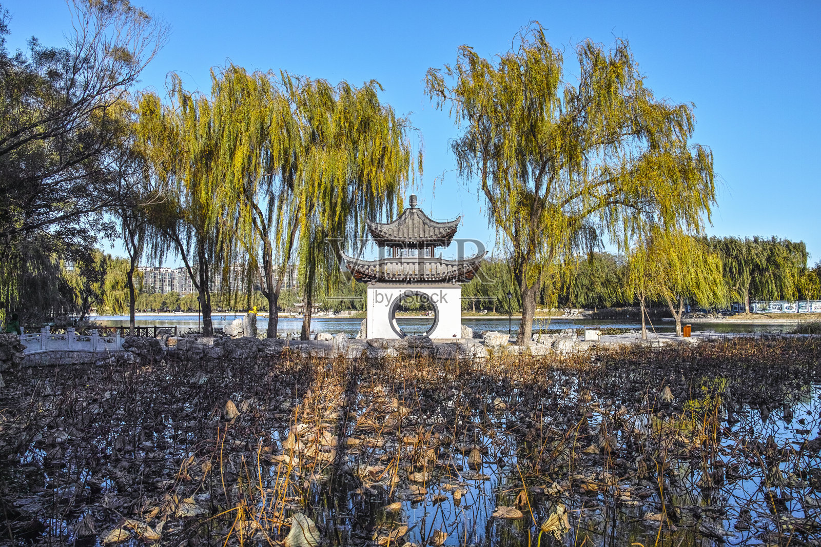秋天的中国公园，北京照片摄影图片