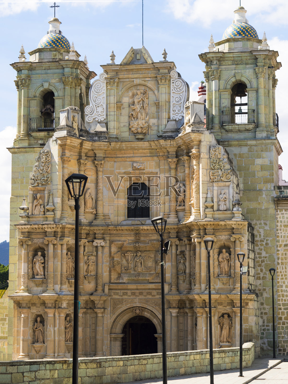 墨西哥瓦哈卡大教堂照片摄影图片