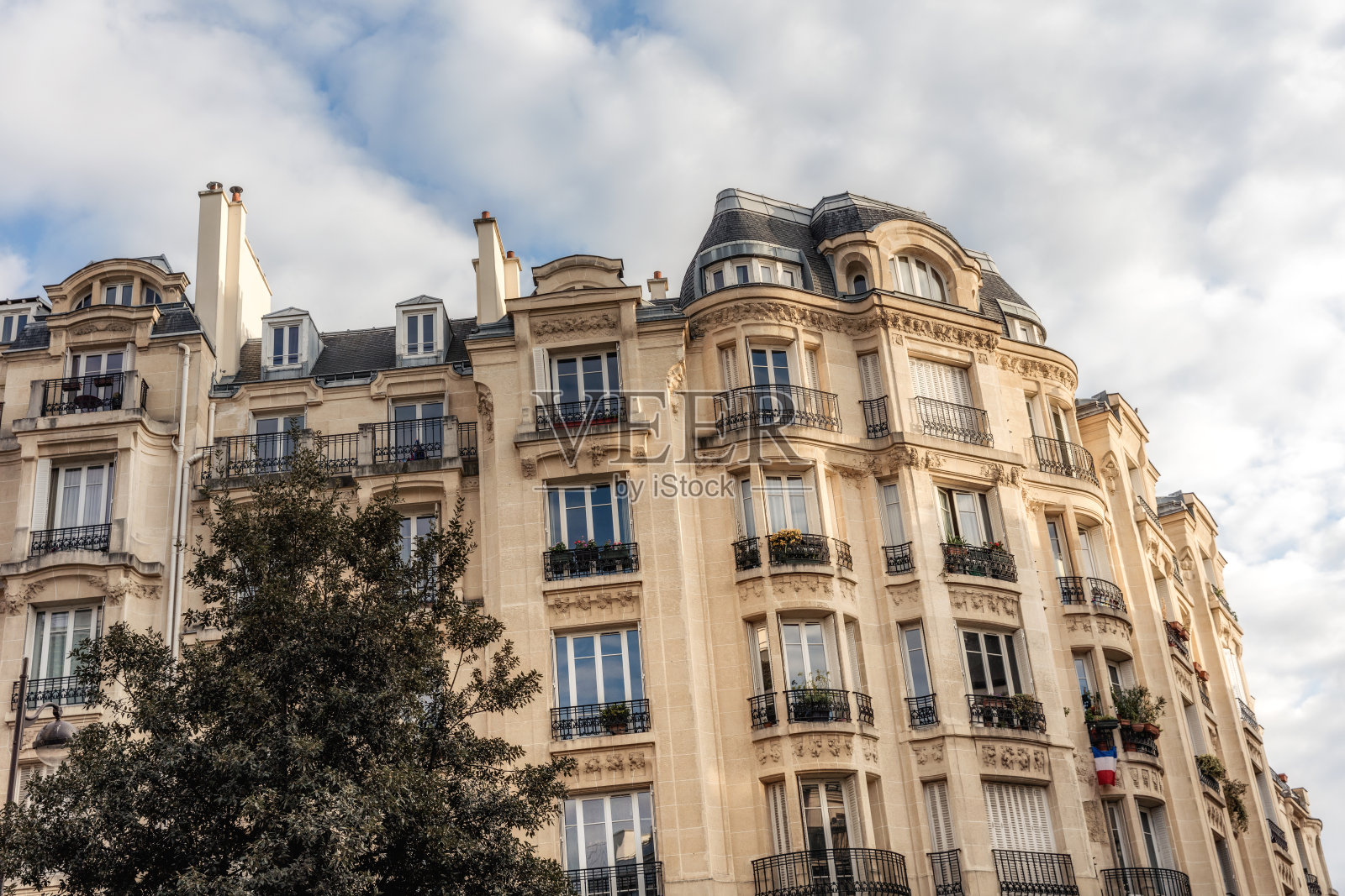 巴黎的建筑照片摄影图片