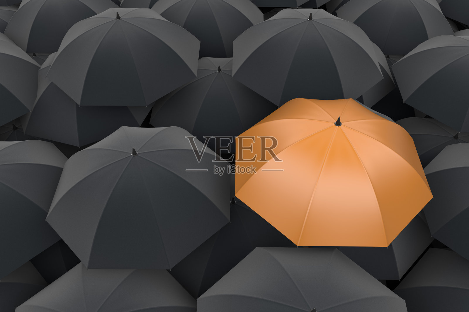 橙色的伞照片摄影图片