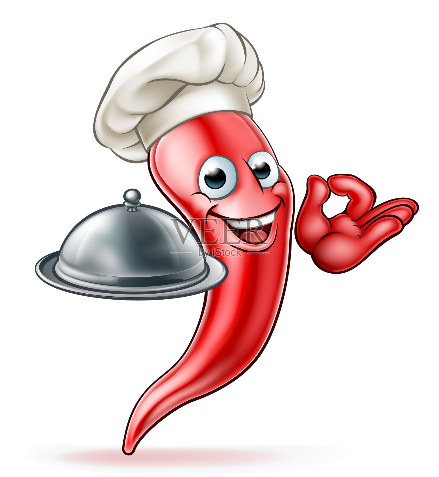 辣椒厨师卡通人物设计元素图片