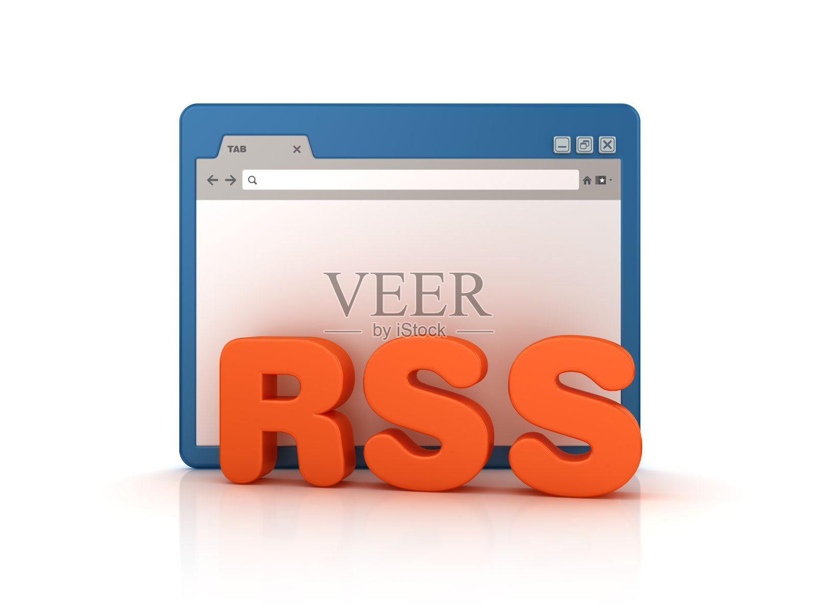 Web浏览器与RSS - 3D渲染照片摄影图片