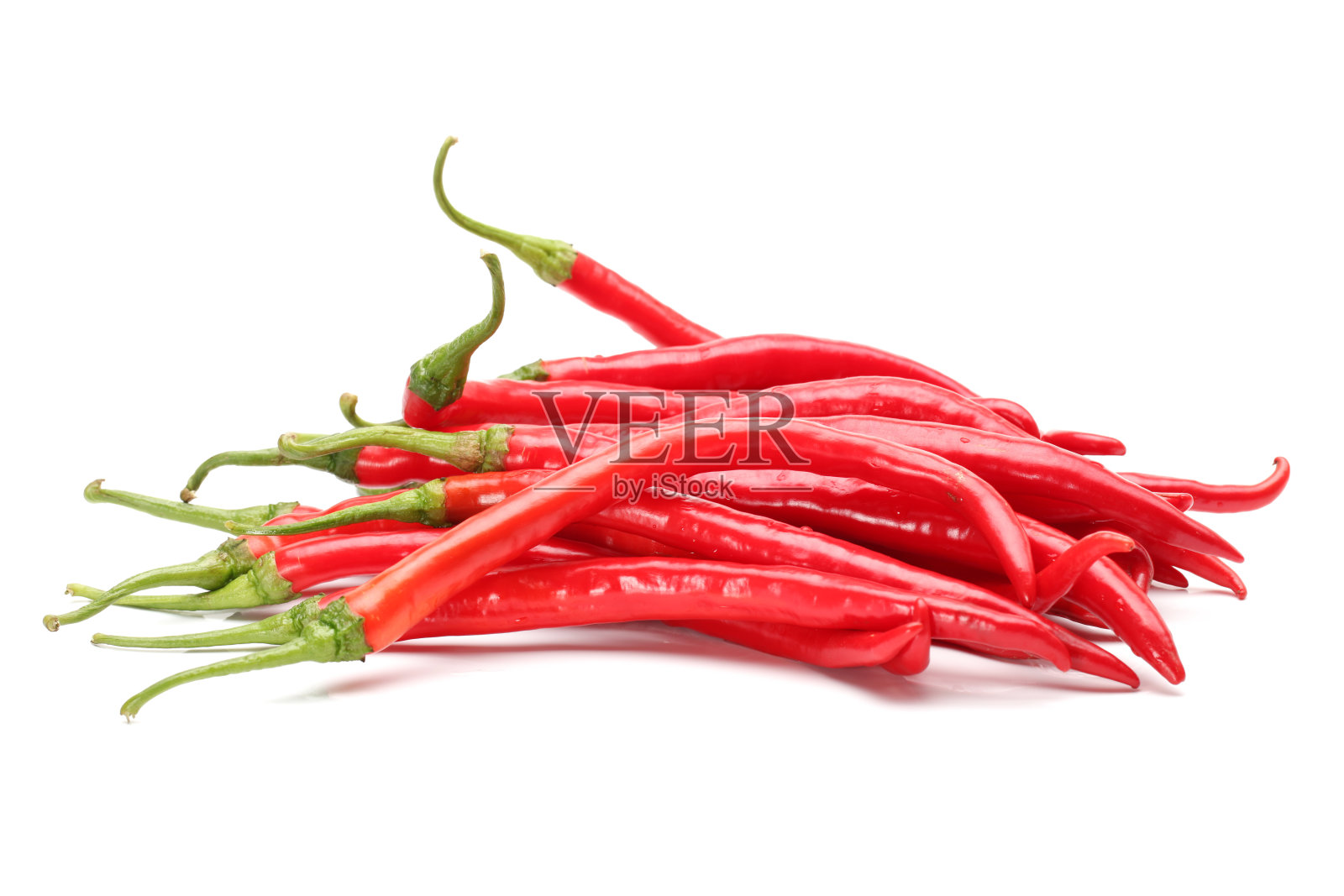 蔬菜:红辣椒辣椒孤立在白色背景照片摄影图片