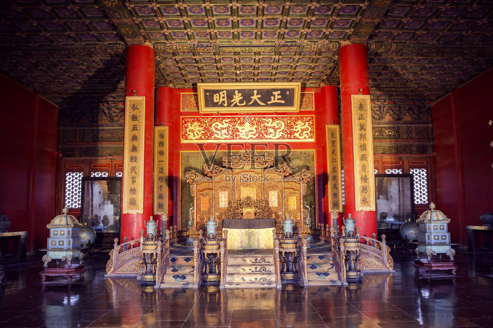 Palace of Heavenly Purity in the Forbidden City,China)照片摄影图片