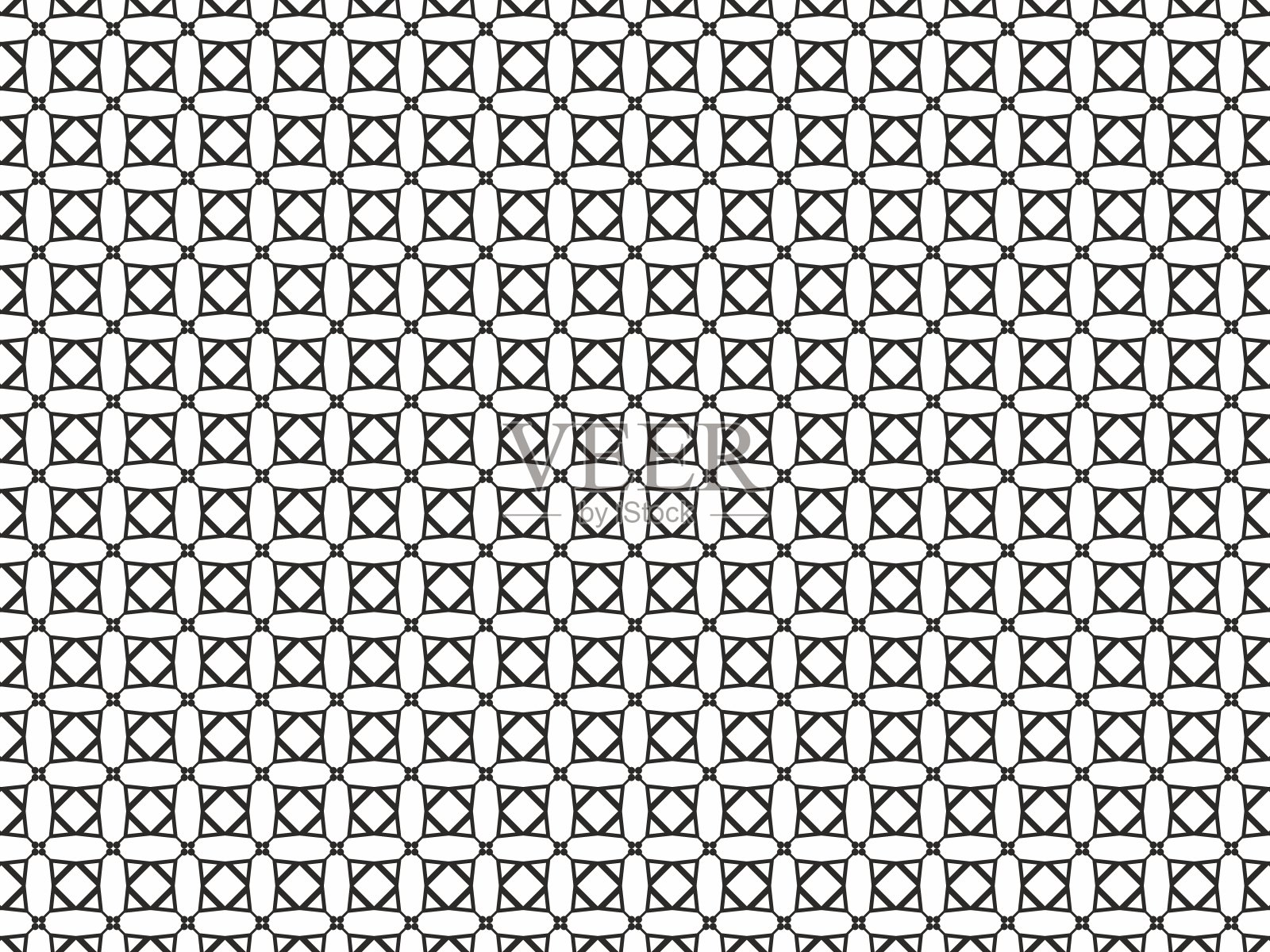 半色调单色重复几何图案黑白三角形和点。装饰设计。壁纸的概念。矢量背景的web和打印插画图片素材