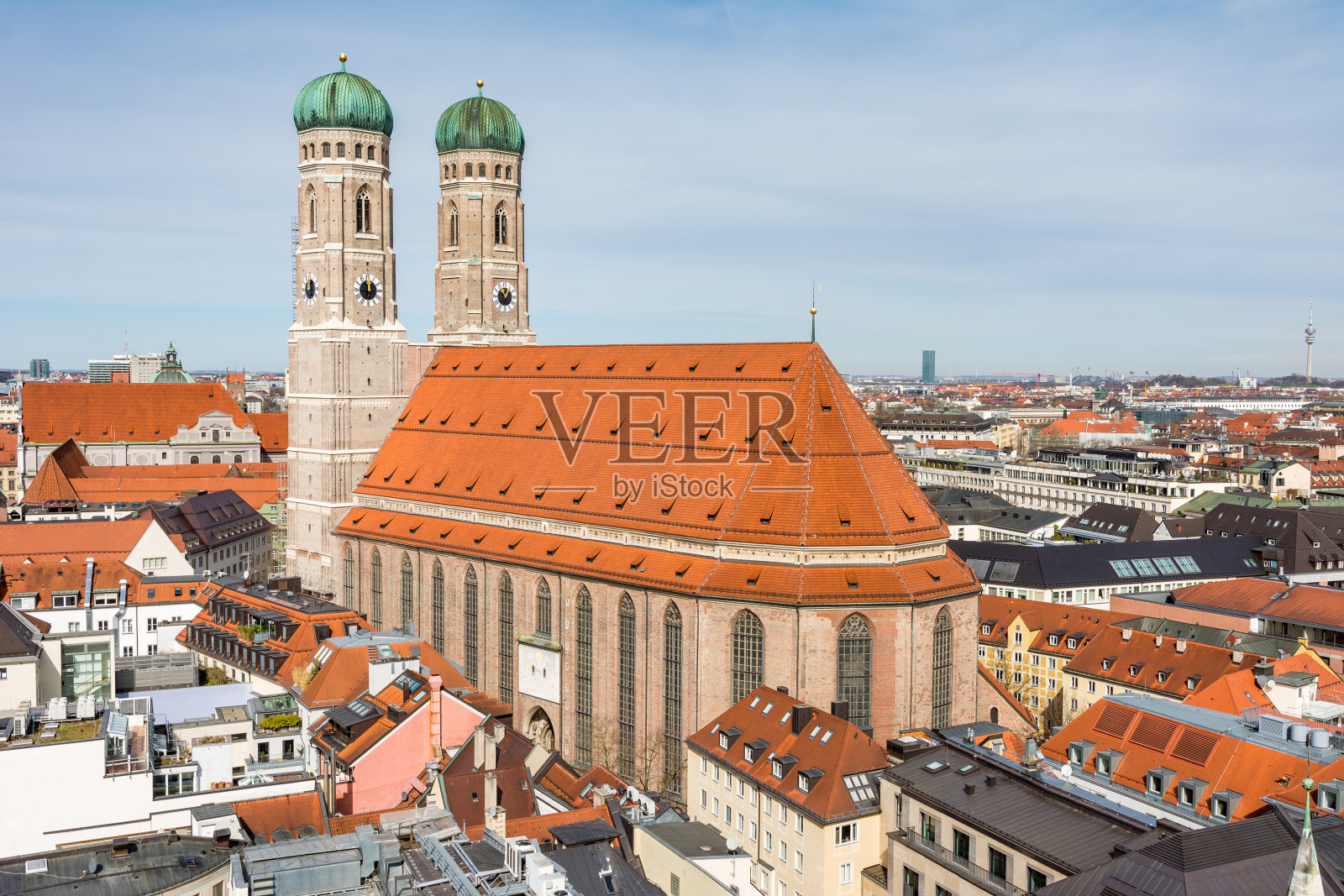慕尼黑城市鸟瞰图照片摄影图片