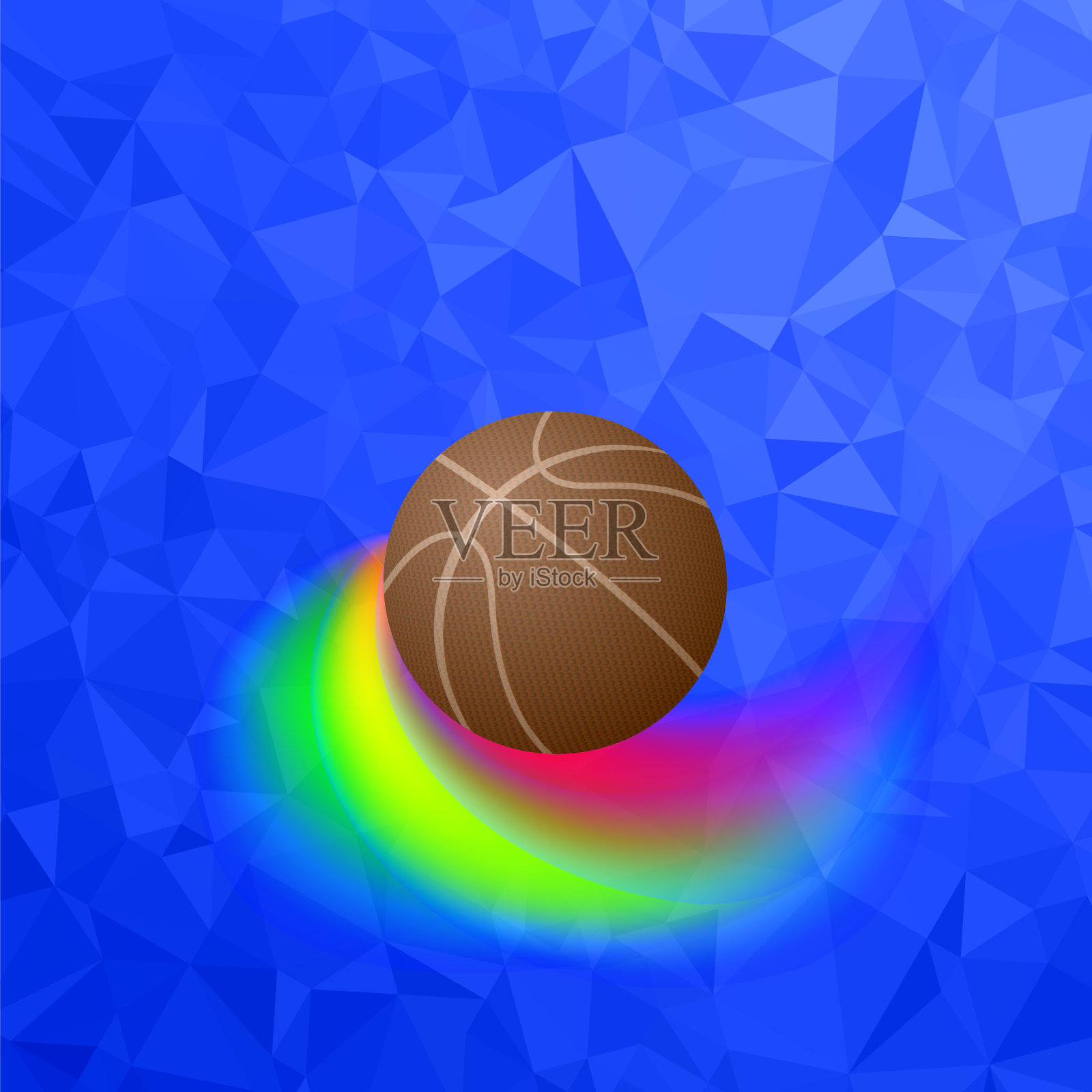篮球橙色球图标。运动器材设计要素插画图片素材