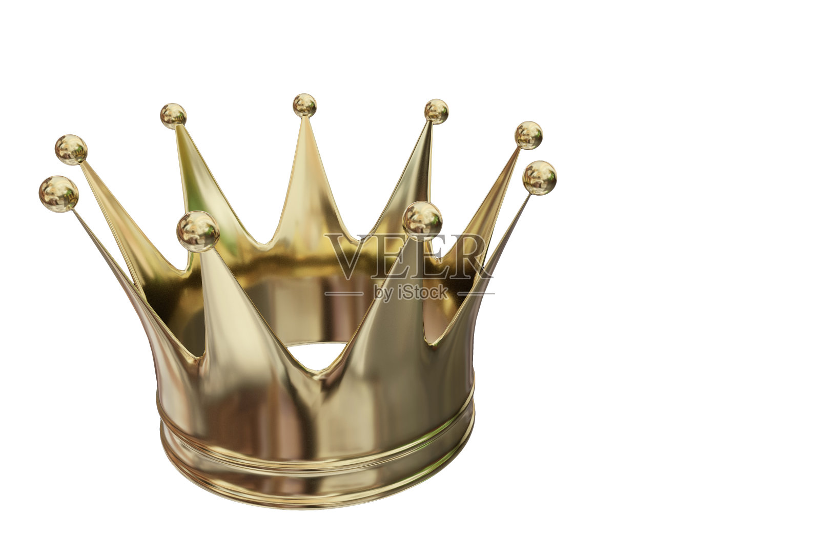 金色皇冠一个简单的黑色背景- 3d渲染照片摄影图片