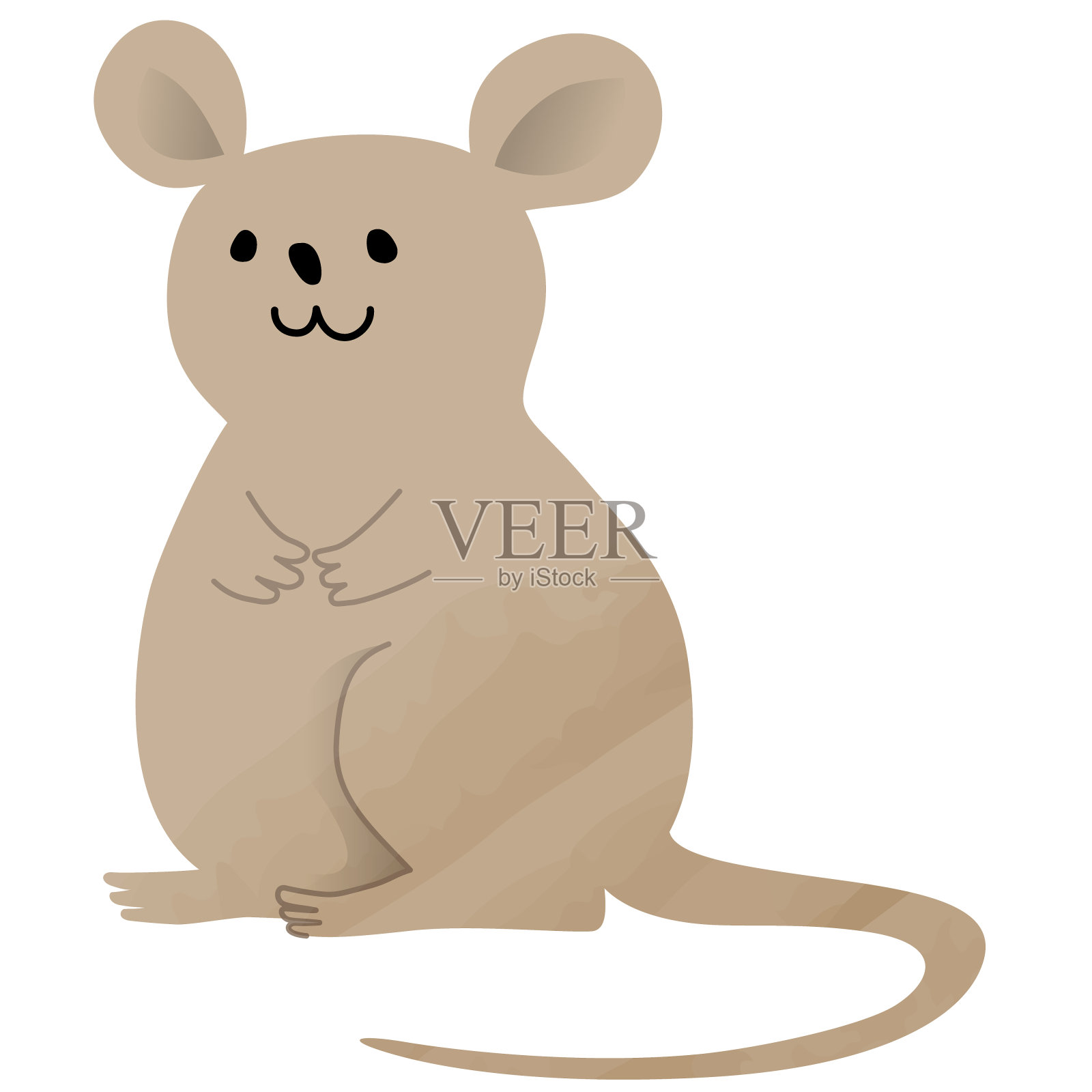 可爱的老鼠的插图设计元素图片