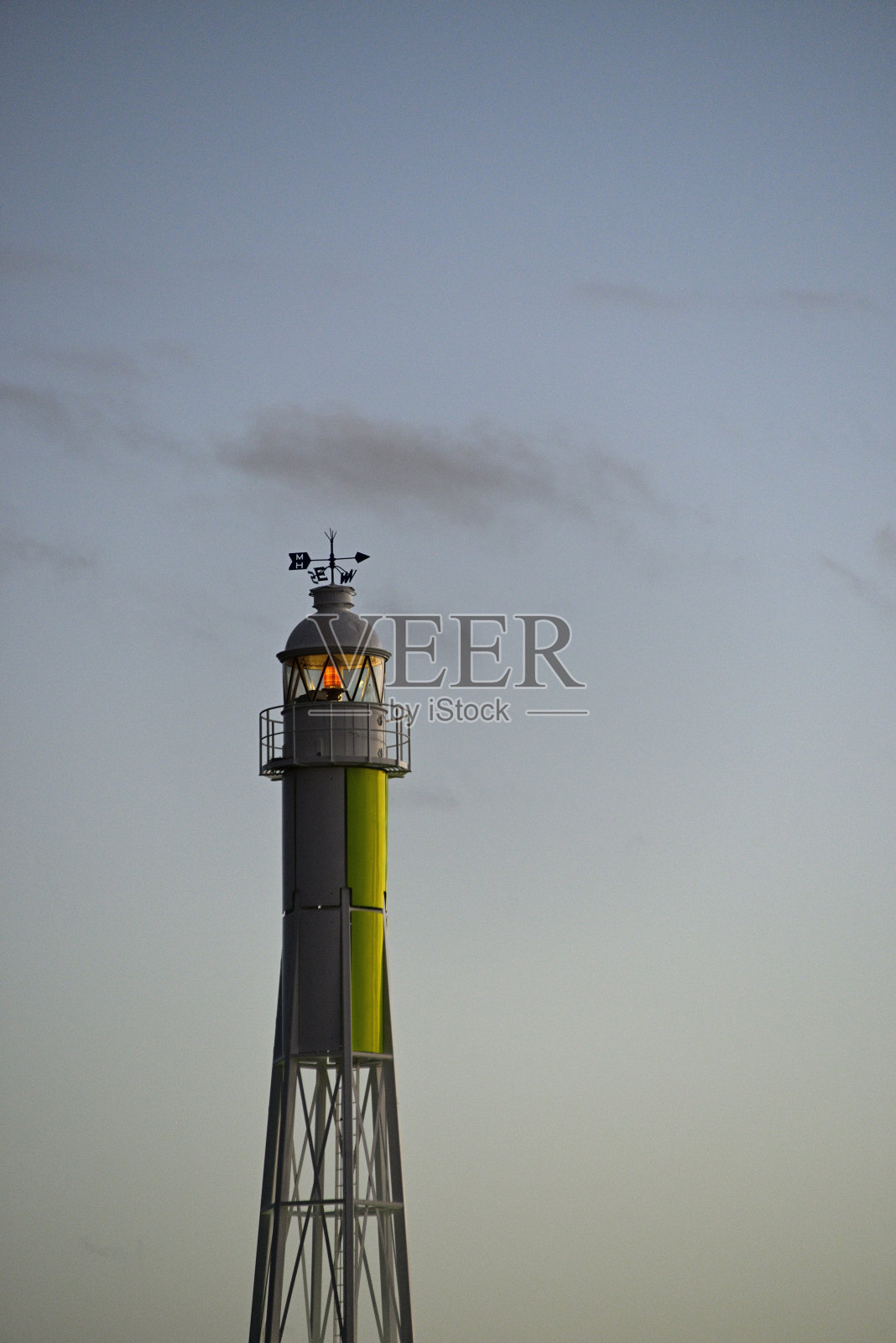 澳大利亚珀斯郊区的希拉里码头灯塔照片摄影图片