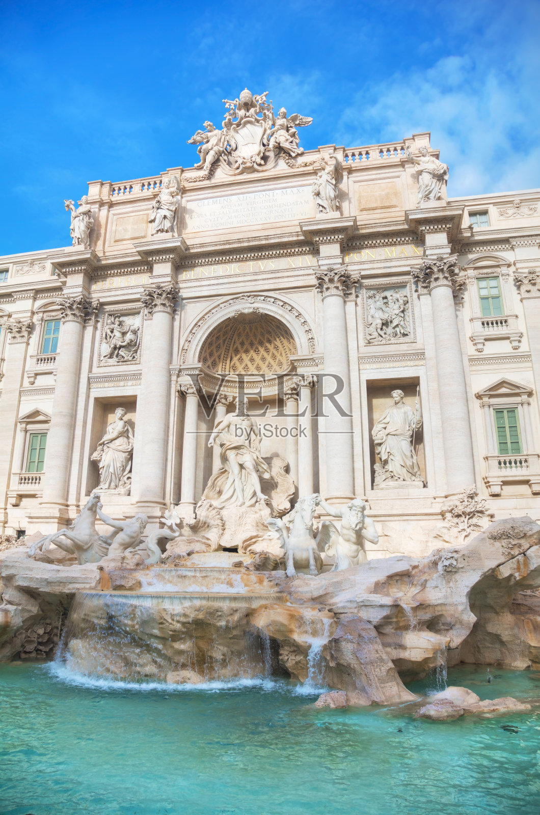 世界著名的罗马许愿池照片摄影图片