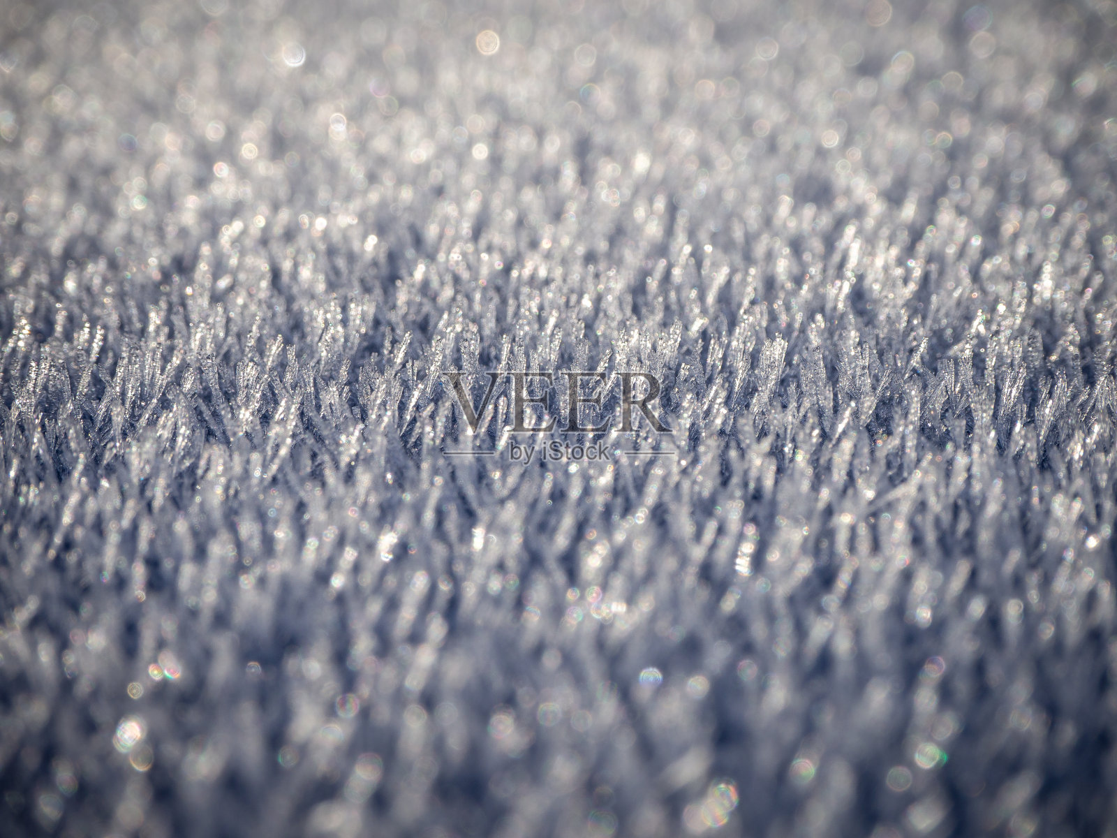 近霜冰的宏观抽象视图照片摄影图片