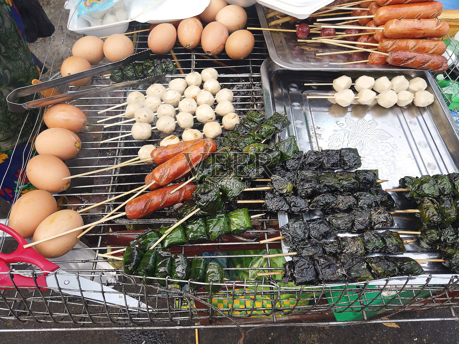 越南，亚洲街头小吃照片摄影图片