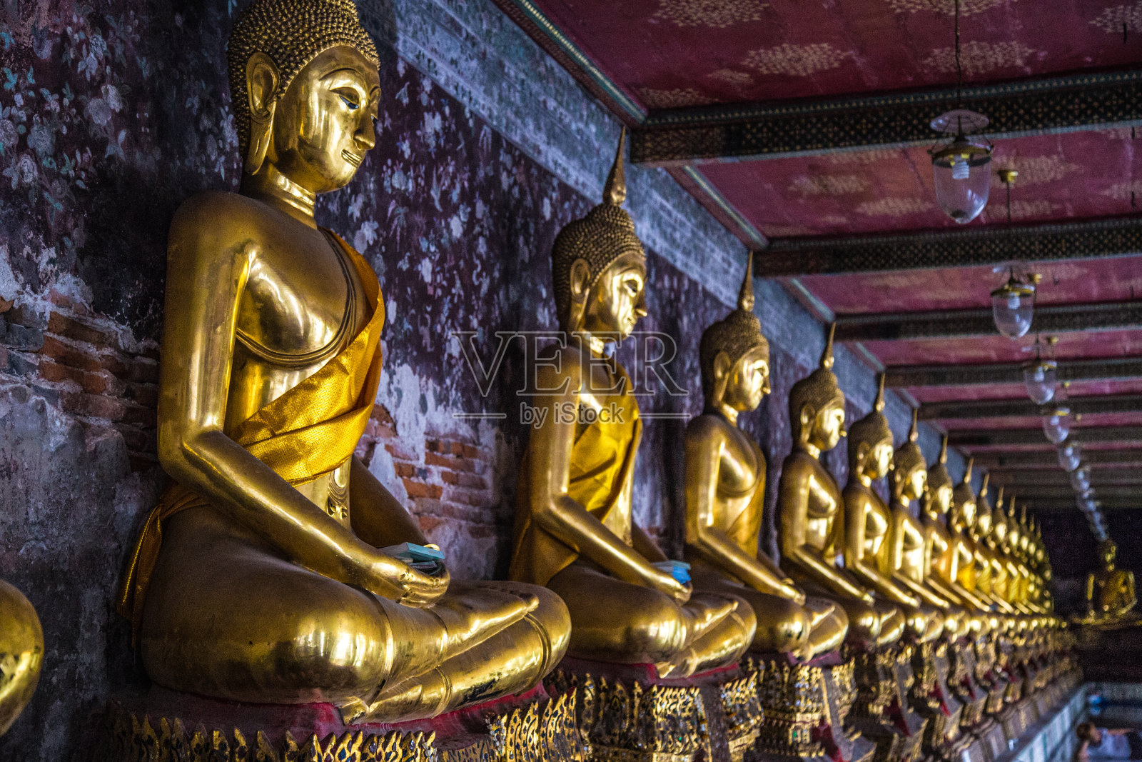 泰国曼谷的金佛寺照片摄影图片