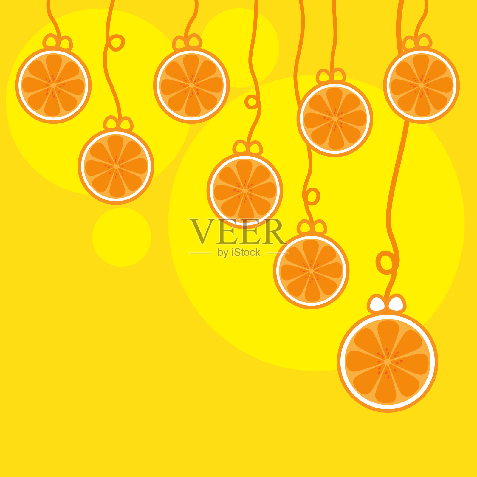 卡通漂亮的酸橙或柠檬，酸橙背景，彩色壁纸向量。矢量图插画图片素材