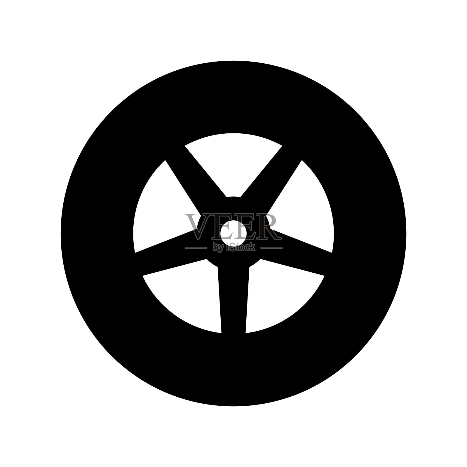 汽车轮胎的图标图标素材
