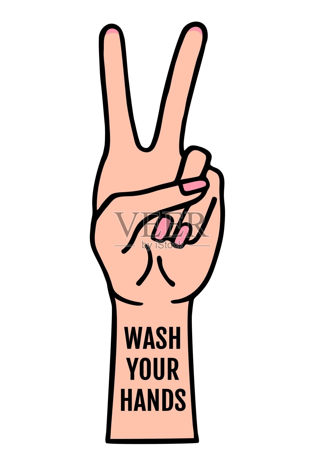洗手，矢量插画图片素材